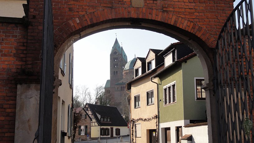 Blick zum Dom vom Kloster St. Magdalena aus