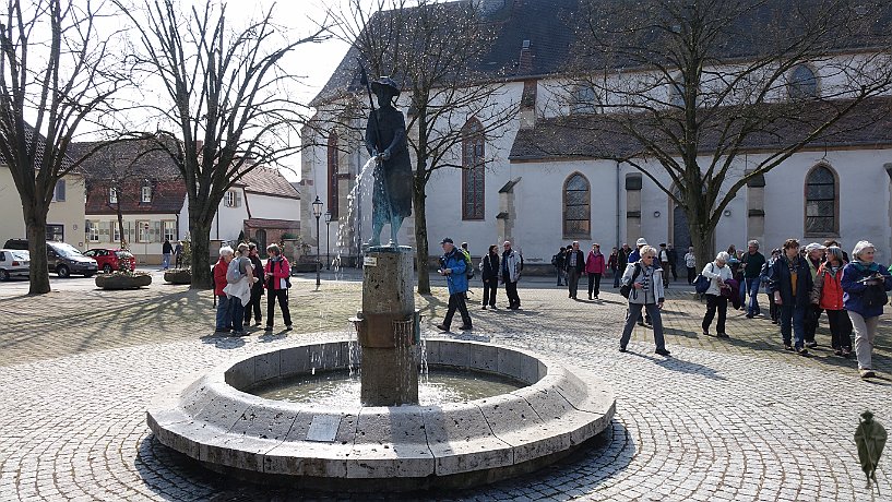 Jakobsbrunnen Kirche St. Jakobus in Germersheim