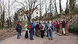 76 Samstagspilgern 2.Etappe, Lingenfeld - Rülzheim, Hördt, Kirche St. Georg, Standbild des Hl. Nepomuk.JPG