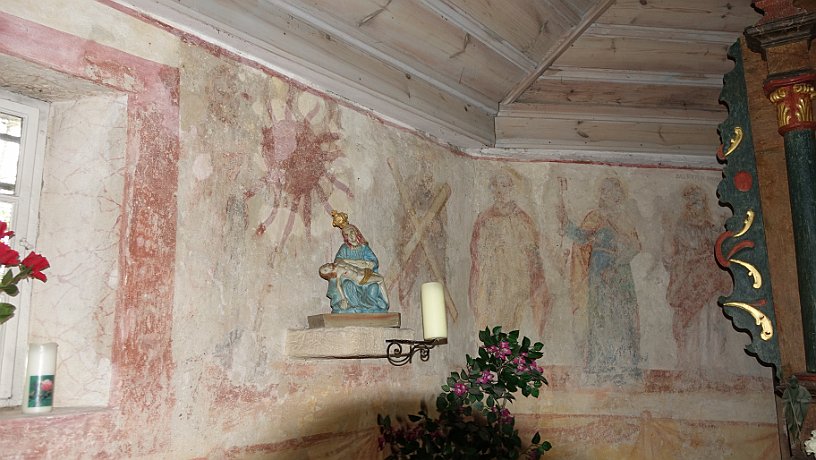 Fresken in Landauer Kapelle auch Loretokapelle bei Herxheim