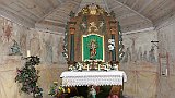 209-50 Wandern 25.4.15 Samstagspilgern, 3. Etappe Rülzheim - Landau, Altar Landauer Kapelle Loretokapelle in Herxheim.JPG