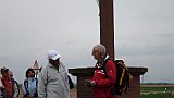 209-69 Wandern 25.4.15 Samstagspilgern, 3. Etappe Rülzheim - Landau, Pilger Wegekreuz.JPG