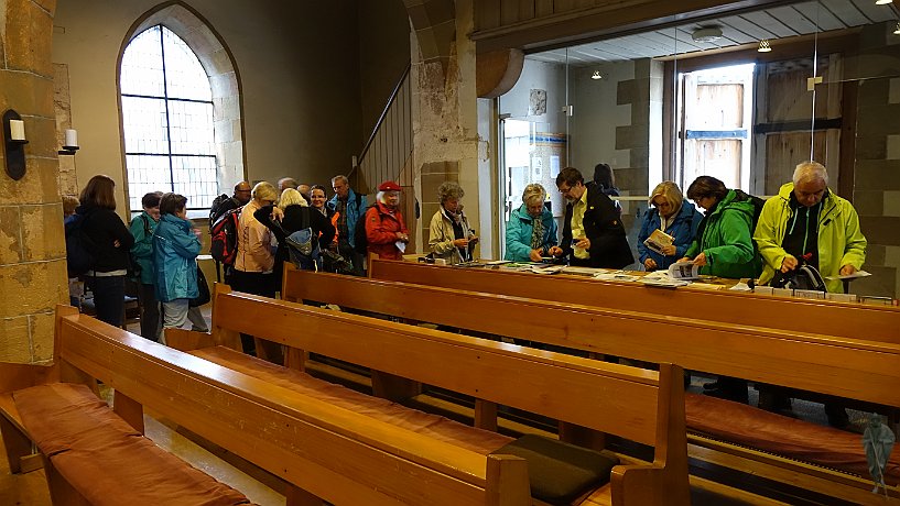 Pilgerstempel holen Katharinenkapelle Landau