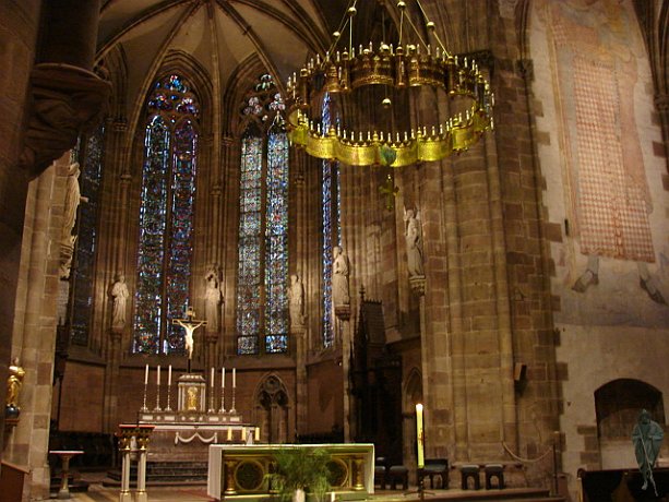 Chor in der Eglise Saint Pierre et Paul in Wissembourg 