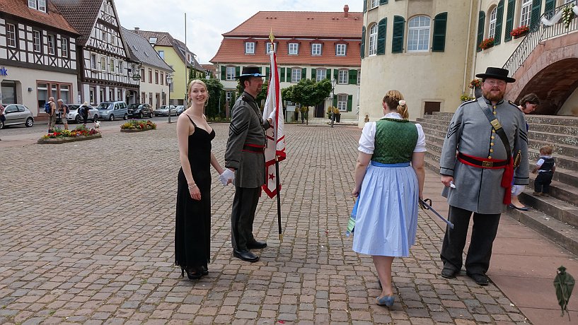 Hochzeit am Schloß in Bad Bergzabern, Südstaatler