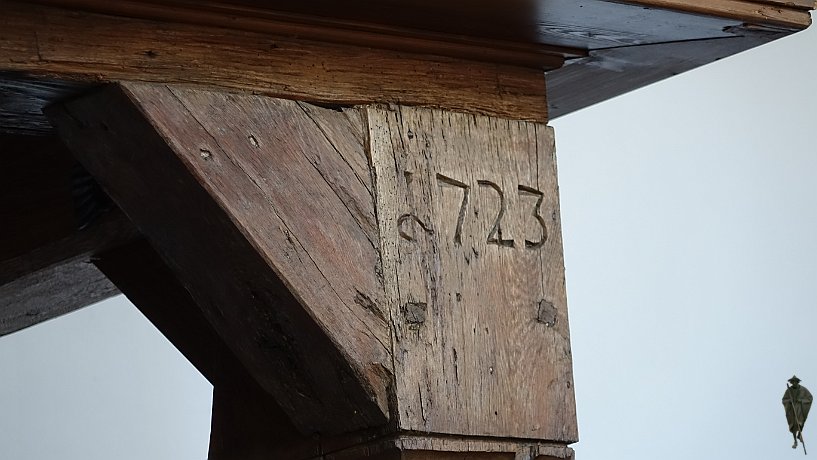 Jahreszahl in der St. Martinskirche Dörrenbach