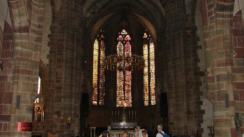 Chorfenster in Eglise Saint Pierre et Paul in Wissembourg 