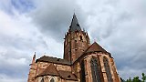 222-04-Wandern-25.7.15-Samstagspilgern-Wissembourg---Soultz-s.F,-Kirche-St.-Peter-und-Paul,-Wasserfarbe.JPG