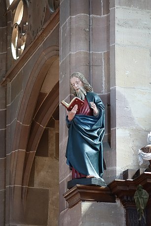 Walbourg, Église St. Walburga, Statue von St. Philipp (1485) Clement Baden