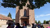 226-50 Wandern 29.8.15 Samstagspilgern Soultz s.F - Haguenau, Sankt Walburga in Walbourg, Pilger.JPG