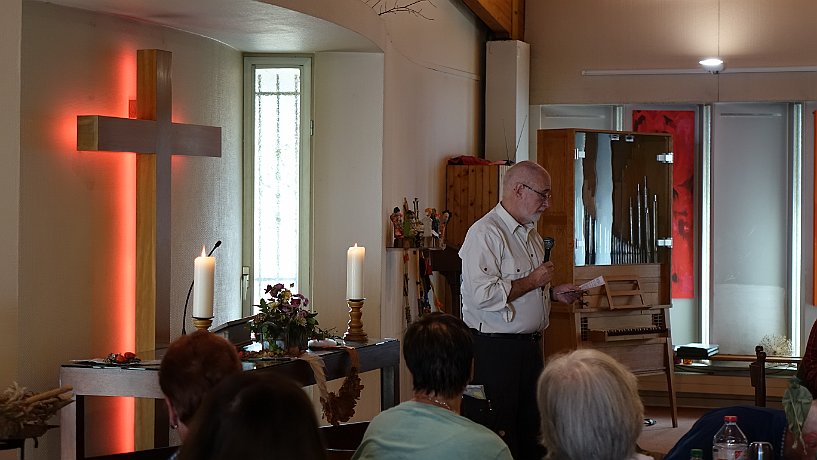 Evangelische Kirche der Versöhnung, Hoenheim, Einstimmung durch Martien