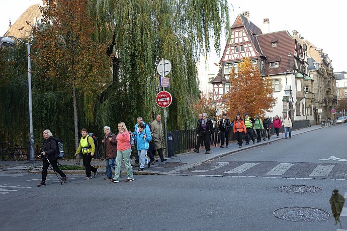 Pilger in Straßburg
