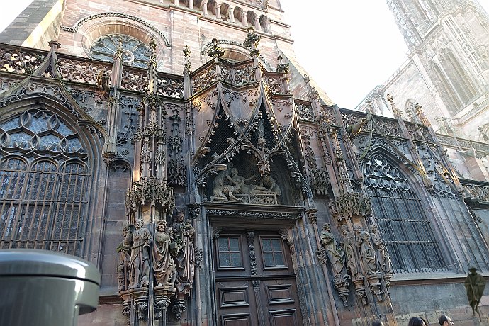 Münster Straßburg, spätgotisches Portal des nördlichen Querhauses